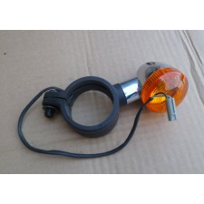 BLINKR PŘEDNÍ PRAVÝ CHROM - JAWA 300CL, PÉRÁK + MODEL 42 - (ZÁNOVNÍ DÍL)